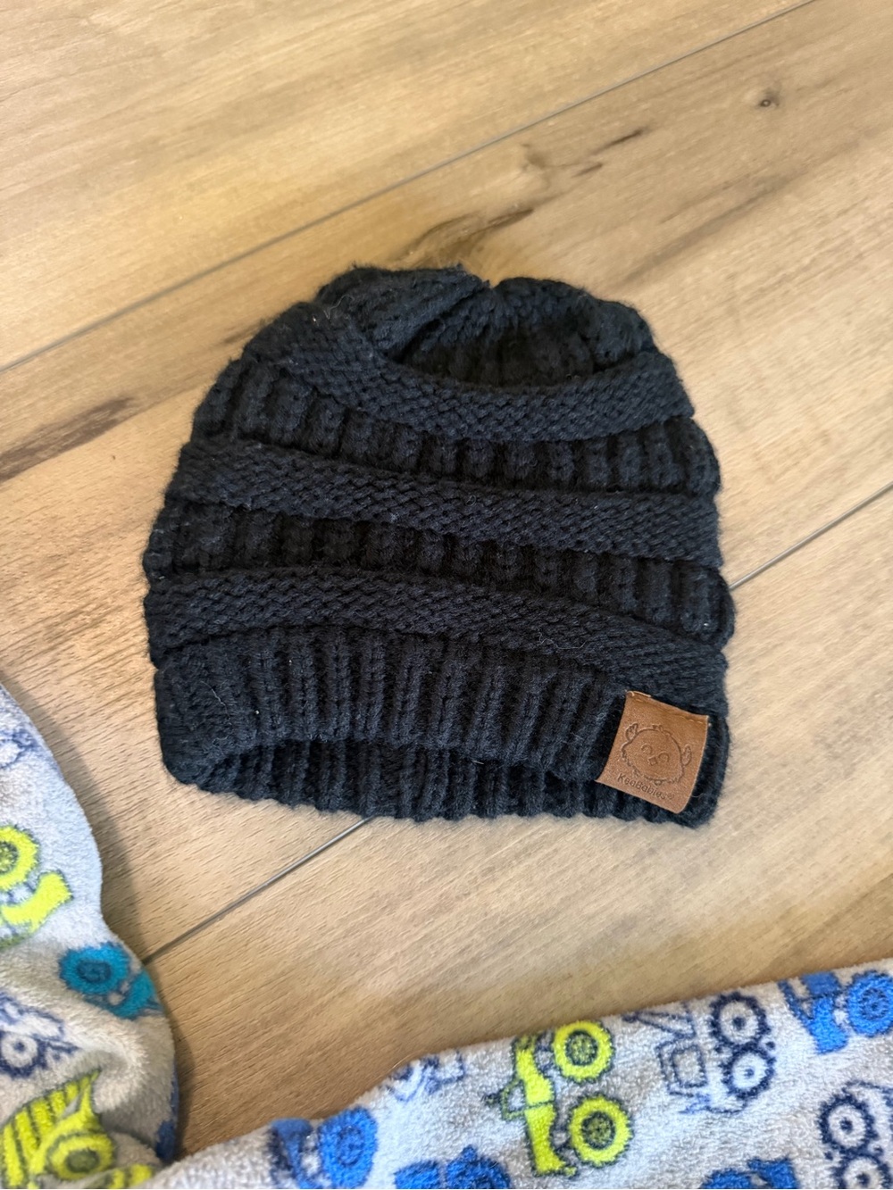 KeaBabies Black Knit Beanie Hat - Cozy Winter Cap infant size